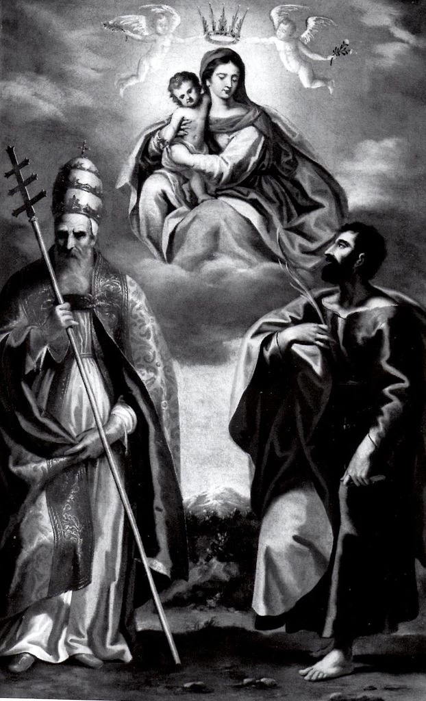 La madonna della neve e i Ss. Silvestro e Fermo - Chiesa di Santa Maria della neve